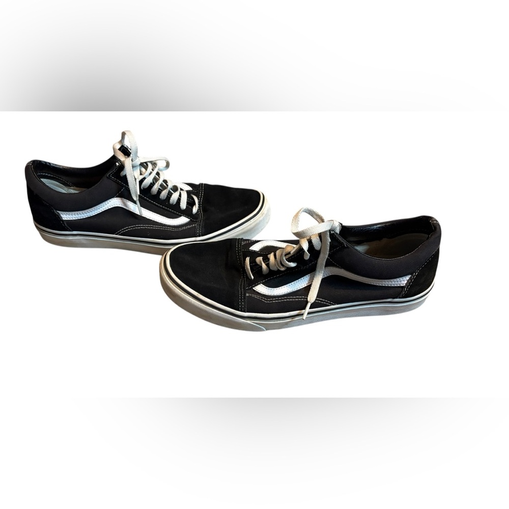 Vans Old Skool Black White Skate Shoes Mens Size 11 Classic Low Top - Picture 8 of 8